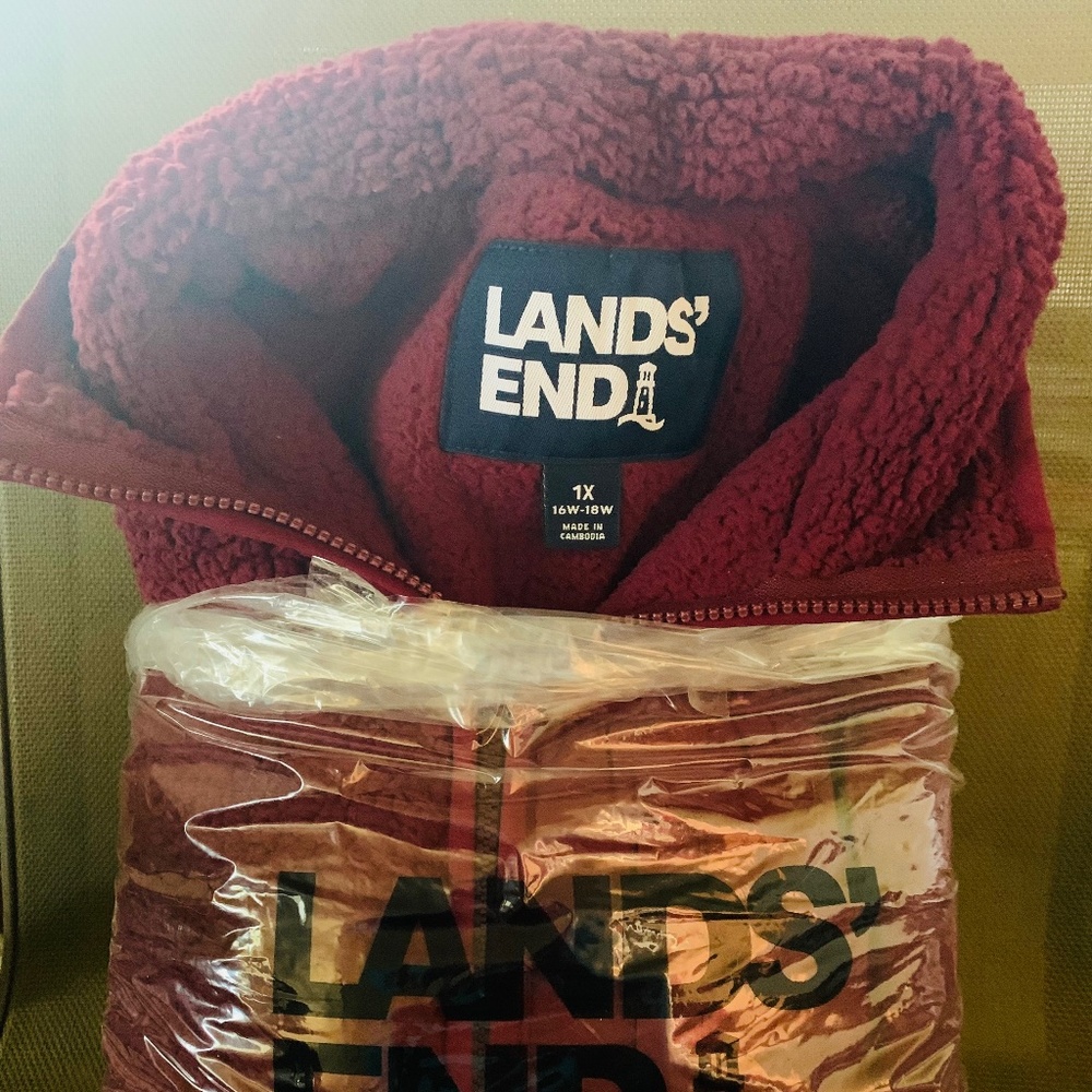 Land’s End Full Zip Sherpa